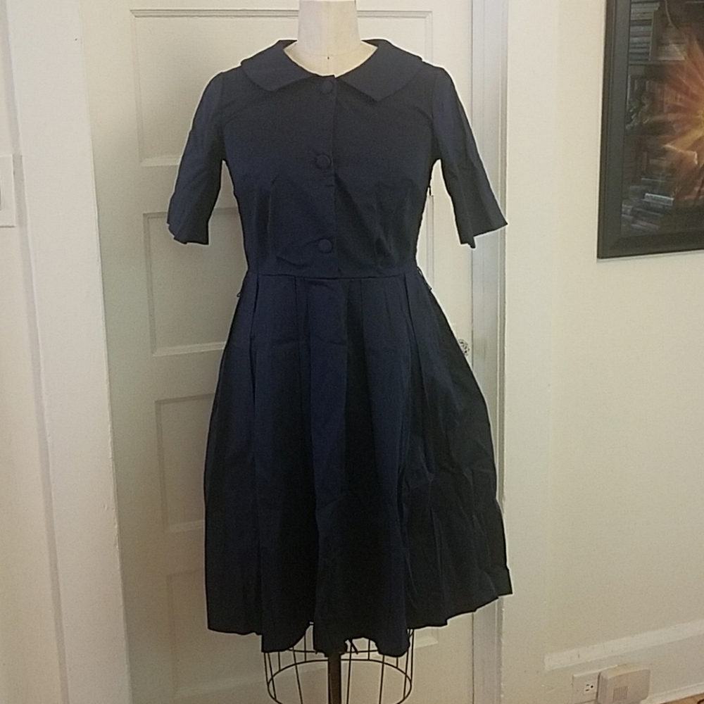 Isaac Mizrahi for Target Navy Blue Dress